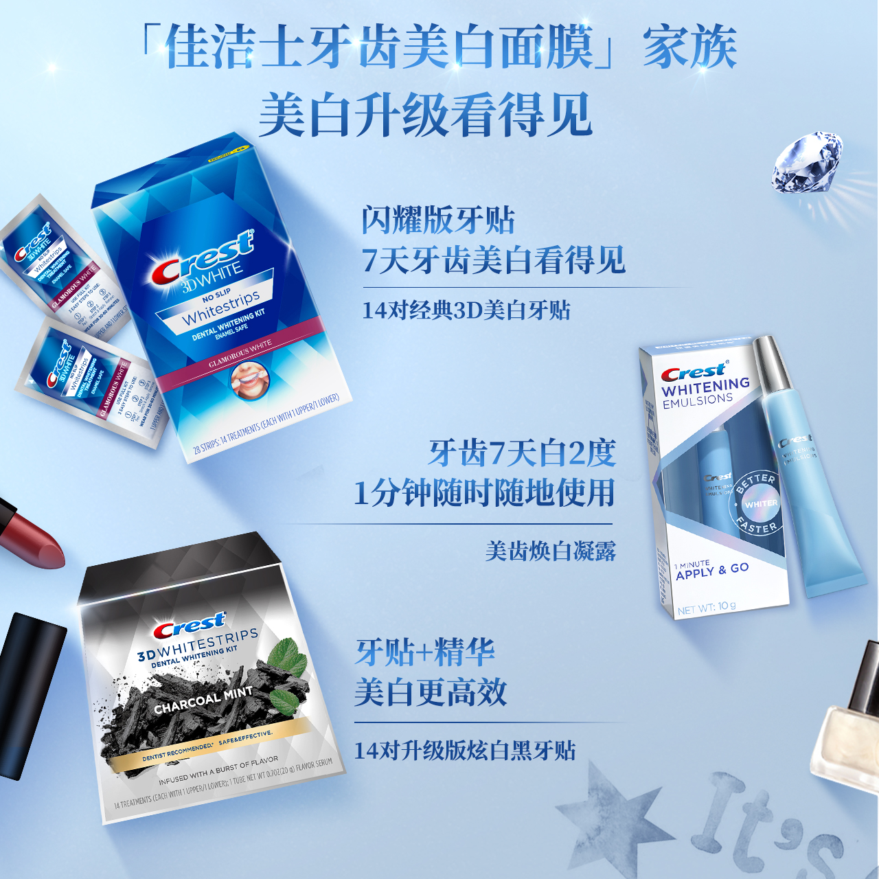 佳潔士潔白亮白液體牙貼美齒煥白凝露美白小藍筆10g_寶潔官方旗艦店_洗護清潔劑_衛生巾_紙_香薰