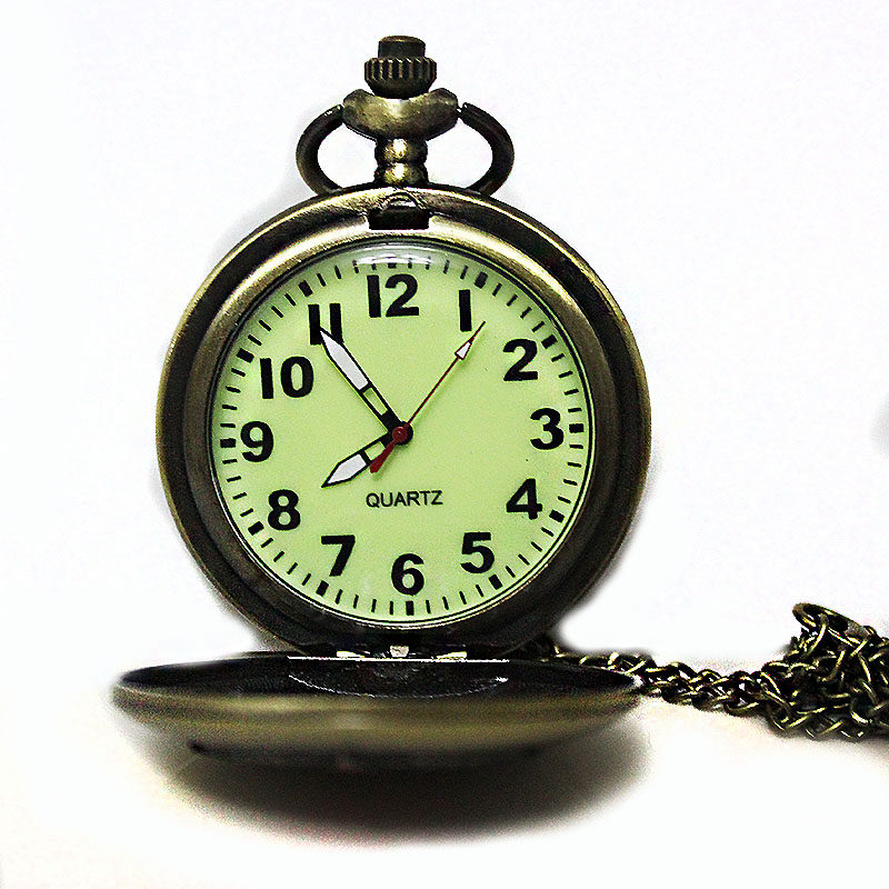 经典复古翻盖老人表学生表纪念 木川怀表