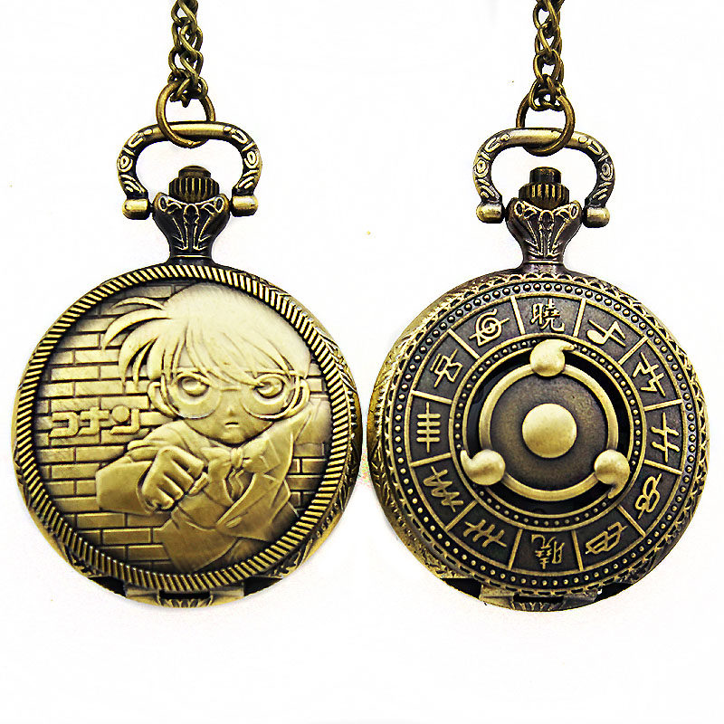 怀表男学生考试用复古翻盖机械儿童 木川怀表