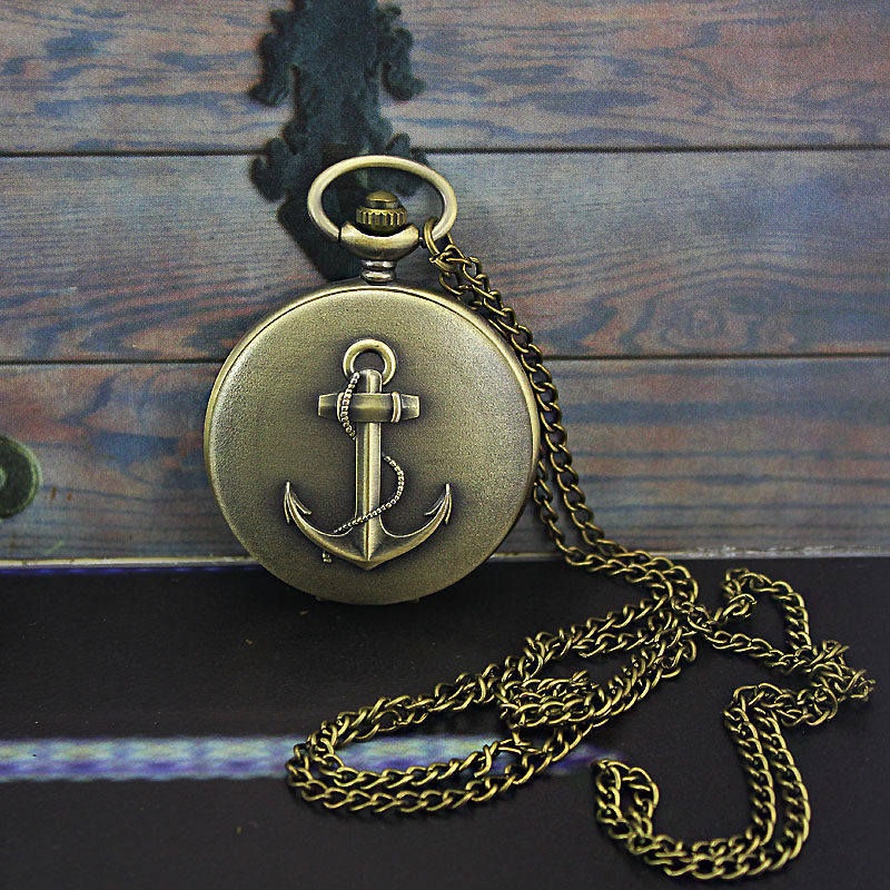 怀表男学生考试用复古翻盖机械儿童 木川怀表