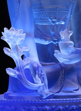 精品琉璃药师佛像摆件药师七佛
