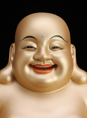 台湾掐丝客厅供奉摆件弥勒佛像