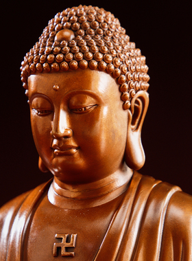 紫铜释迦佛观音菩萨摆件小佛像