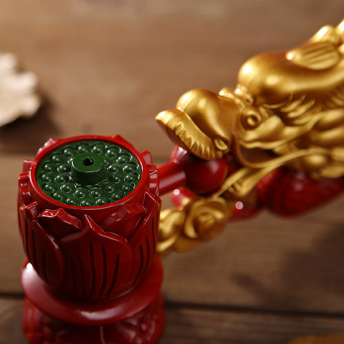 龙雕手炉香具树脂手炉龙头手炉寺院法会用品法器梵呗香炉插香 - 图2