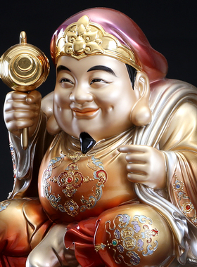 纯铜供奉日本大黑天财神神像