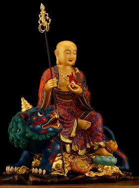 台湾彩绘供养谛听地藏王菩萨佛像