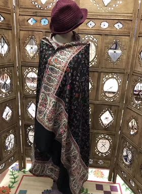 印度克什米尔大卡尼高品质披肩Kani Shawl
