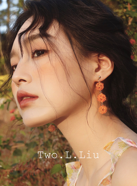Two.L.Liu度假风女小众气质耳环