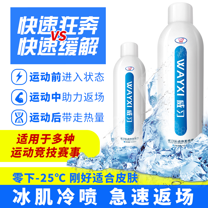 威习冷冻喷雾剂 运动冷冻喷剂冷却冰敷篮球足球降温运动冷冻喷雾 - 图2