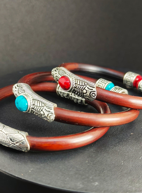 西藏山南鸡血藤手镯男女款