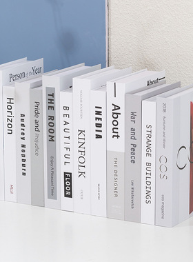 仿真书假书摆件装饰拍照道具模型