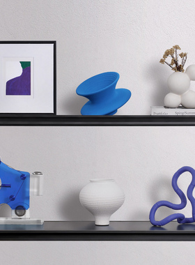 极简克莱因蓝艺术办公室时尚摆件