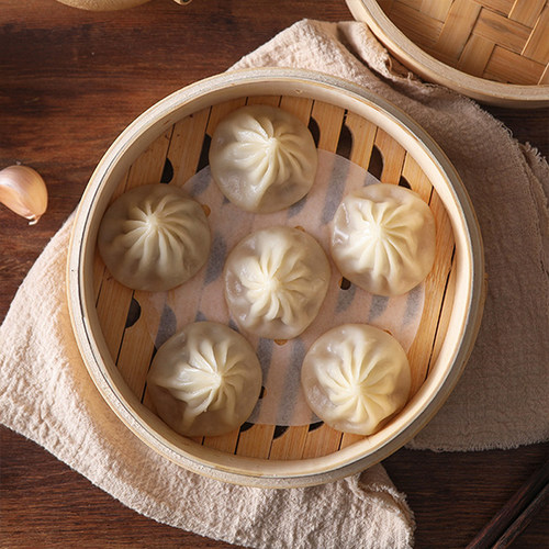 南翔小笼包180g上海灌汤小笼包汤包10只早餐包子方便速食实体店 - 图1
