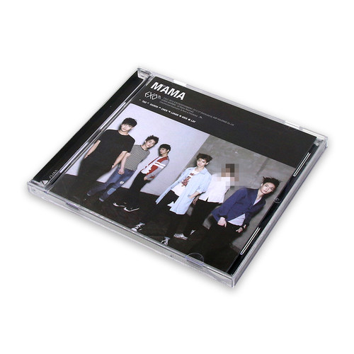 现货EXO-M 1st Mini Album MAMA 专辑CD光盘+歌词写真本+签名小卡 - 图1
