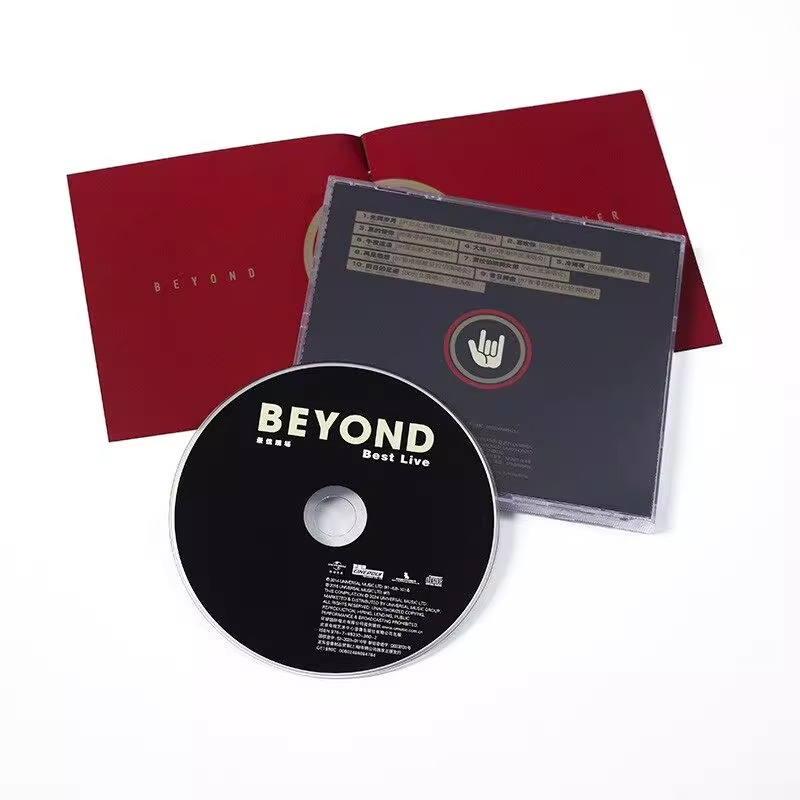 正版 Beyond Best Live 最佳现场 CD唱片+歌词本 - 图0