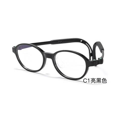 诺克苏儿童眼镜架T106硅胶鼻托防滑防脱落7-12岁配近视防控眼镜框 - 图0