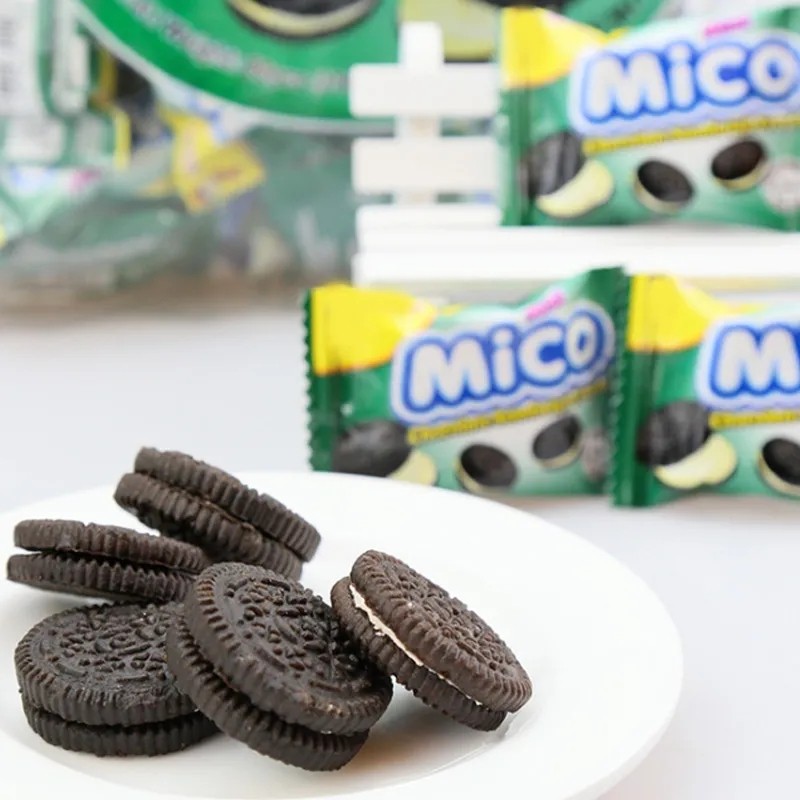 马来西亚mico mini376克×3包夹心小饼干网红迷你小黑饼,淘宝优惠券,粉丝福利购,淘宝优惠卷