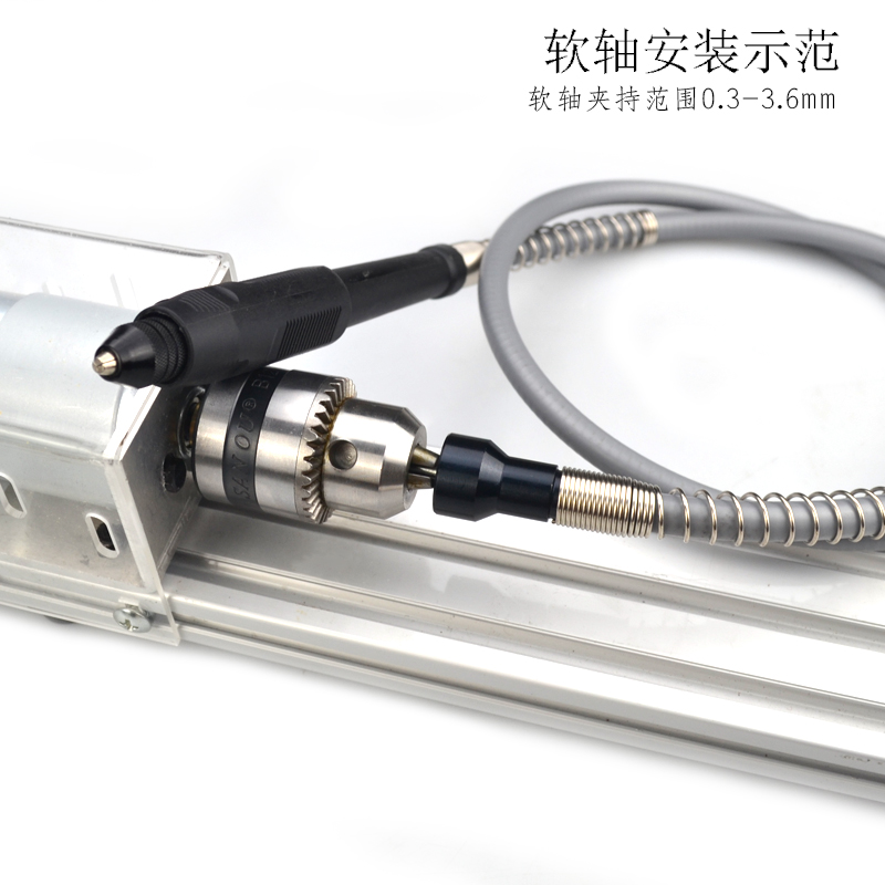 微型佛珠小车床 打磨抛光切割车珠圆珠佛珠机 迷你diy木工车床 - 图1