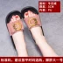 Dép nữ Queen cỡ lớn 40-43 yard đế bằng sandal đế thấp gót thấp mùa hè giày nữ 41 - Dép