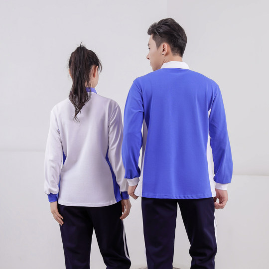 深圳校服长袖中学生初中 女款春秋季运动服上衣长袖T恤宽松特版