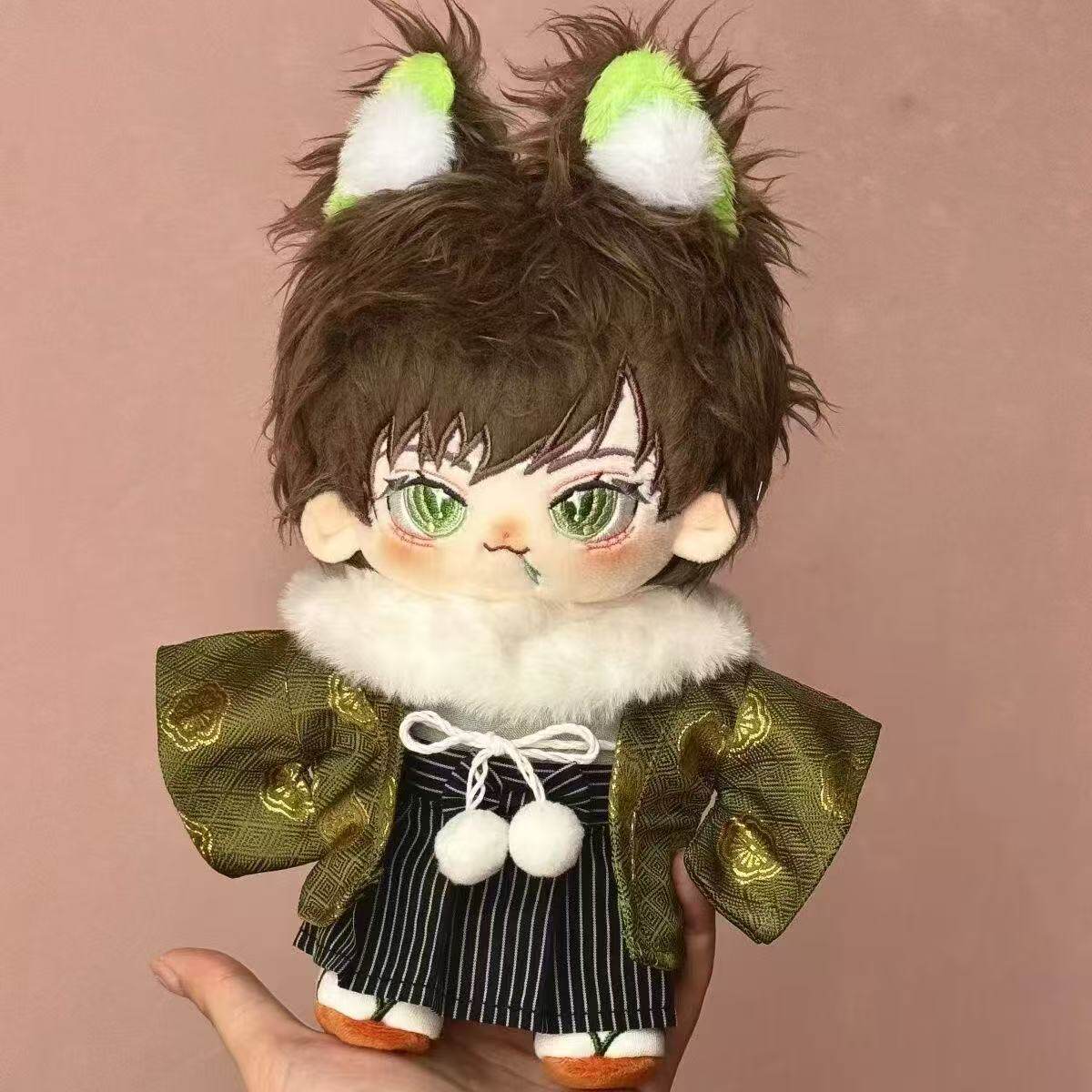 王者荣耀玩偶王者荣耀李白属性太白猫猫20cm棉花娃游戏周边高颜值玩偶公仔礼物