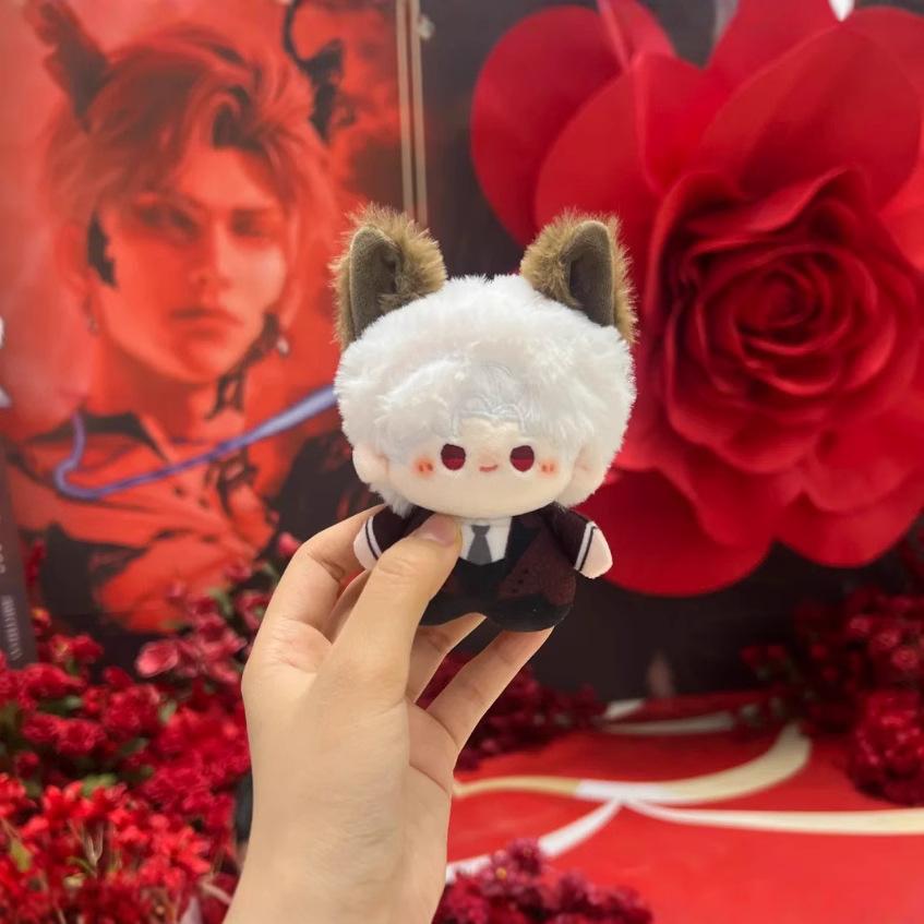 恋与深空10cm棉花娃娃祁煜秦彻沈星回黎深喵呜当家猫猫执事印花体 - 图0