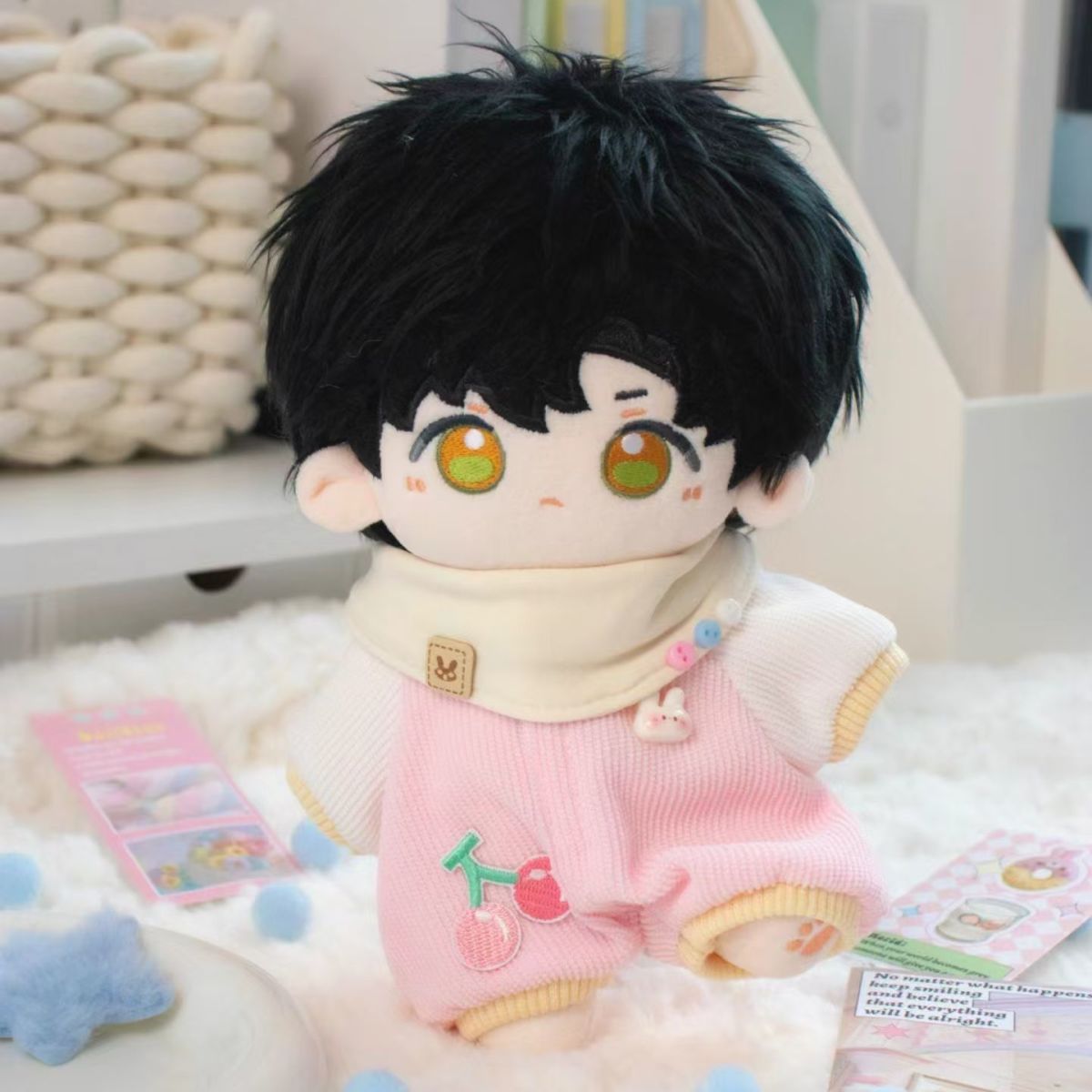 20cm连体爬服棉花娃娃衣服一番赏套装娃衣无属性玩偶替换装现货 - 图1