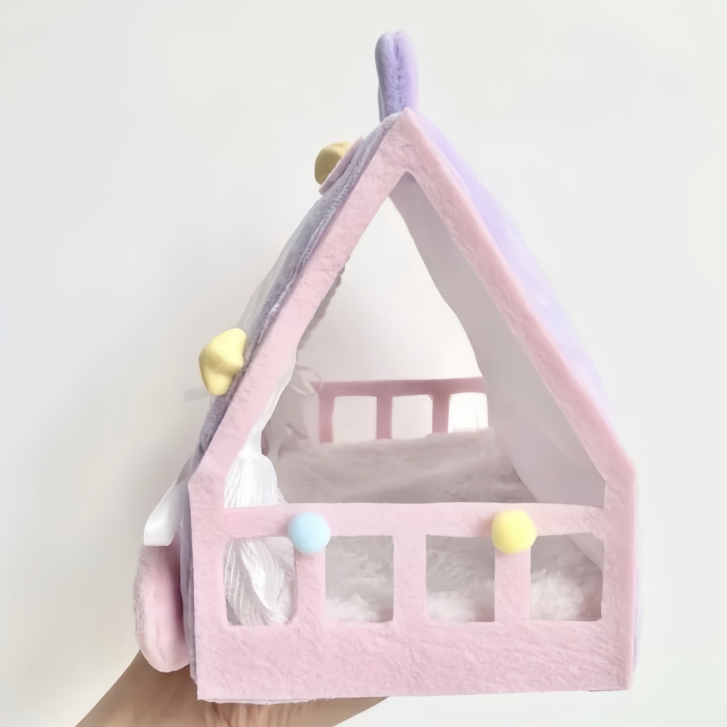 娃娃家居10cm娃用不织布奶油可爱棉花属性小物帐篷小床送礼物,淘宝优惠券,粉丝福利购,淘宝优惠卷