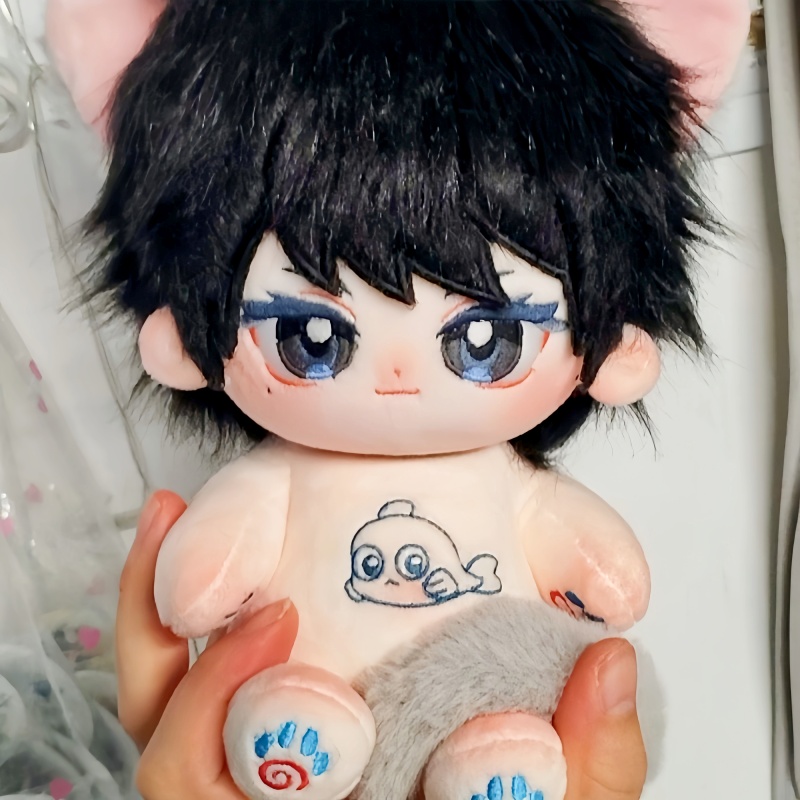 我在精神院学斩神夜幕小队安卿鱼属性20cm棉花娃娃玩偶送人礼物 - 图1