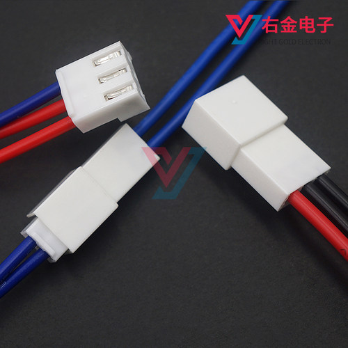 VH3.96公母对接端子线 公配母一整套 电子线连接器电源线彩排线 - 图2