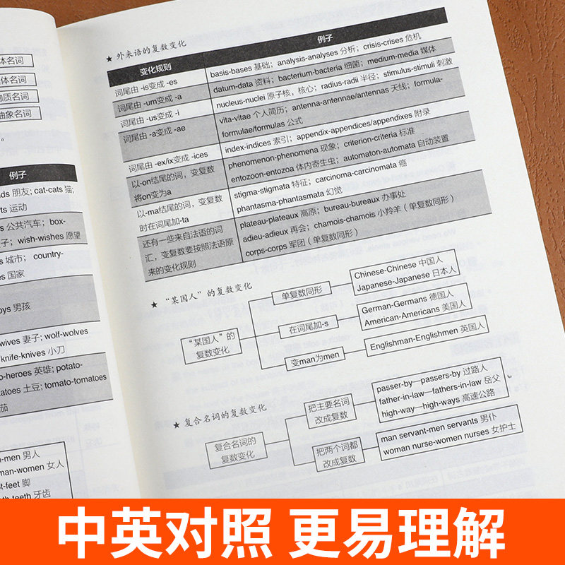 英语语法大全零基础看图表学语法基础语法一学就会词法时态语气语法粉碎难点小学生英语语法思维导图练习句型专项训练题-图3