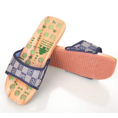 桂森按摩木拖鞋男木屐足底穴位按摩拖鞋夏季居家防滑防臭休闲拖鞋,淘宝优惠券,粉丝福利购,淘宝优惠卷