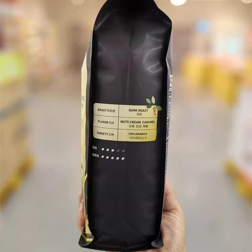 麦德龙代购麦臻选典藏铂金咖啡豆1kg袋装深烘焙意式拼配坚果焦糖 - 图2