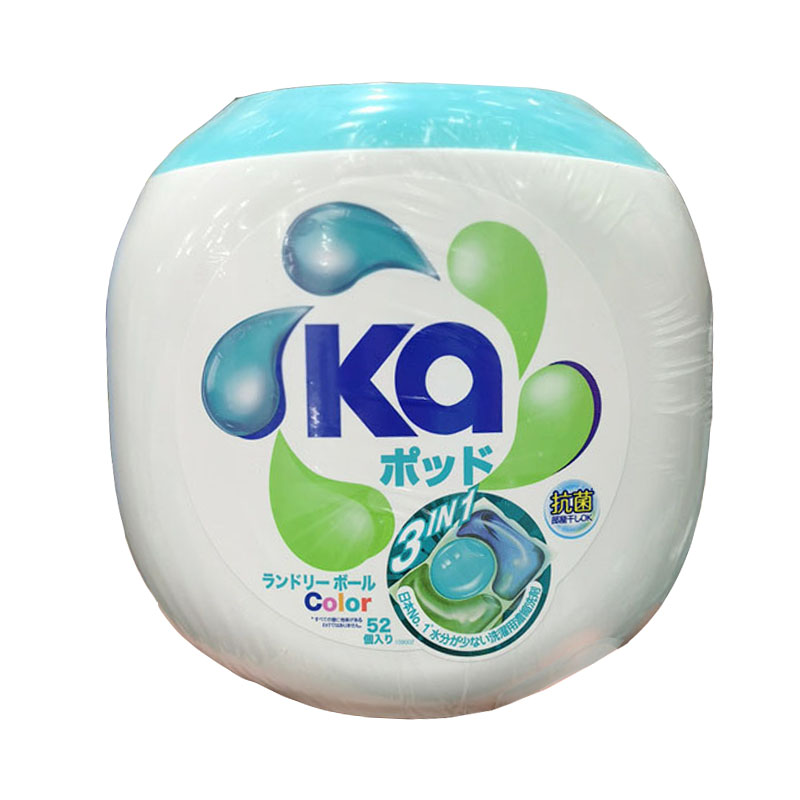 SEIKA日本产菁华3合1护色洗衣凝珠52粒机洗衣服抗菌去污超市代购 - 图3
