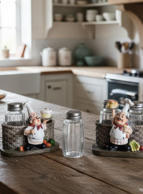 简约现代树脂可爱风厨师工艺品