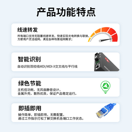 FT Guangbida Gigabit Fiber Optic Transceiver Free Replacement