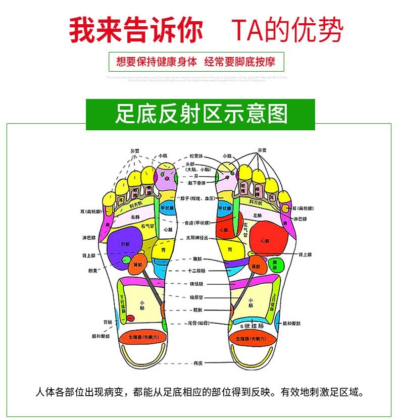 硬脚踩趾压板纸脚底按摩垫家用硅胶老人在家运动走路足部穴位刺激 - 图2