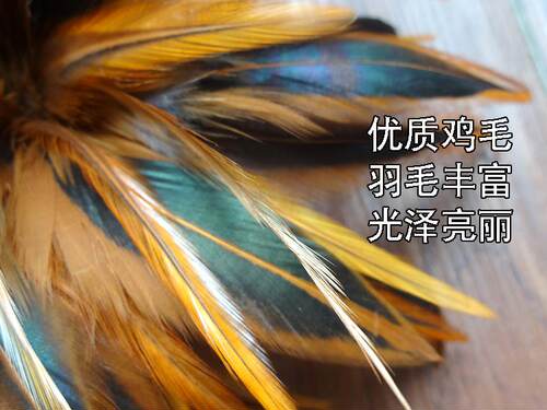 耐踢特大特重不染色手工鸡毛毽子彩色毽球健身鸡毛键子2个包邮 - 图2