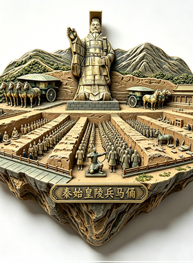 秦始皇陵兵马俑冰箱贴2026新款