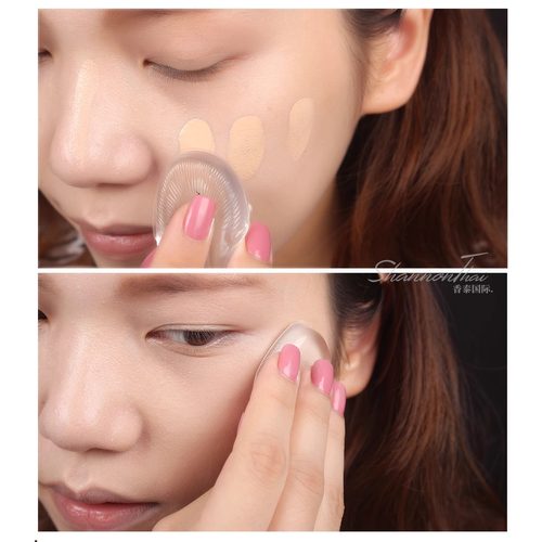 泰国treechada硅胶粉扑干湿两用透明水晶化妆气垫粉扑不吃粉妆女 - 图2