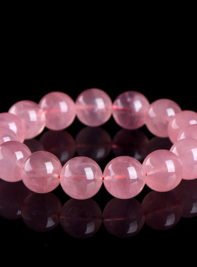 久雅水晶  天然老料马粉圆珠手链 老矿果冻马粉散珠手串 厂家直销