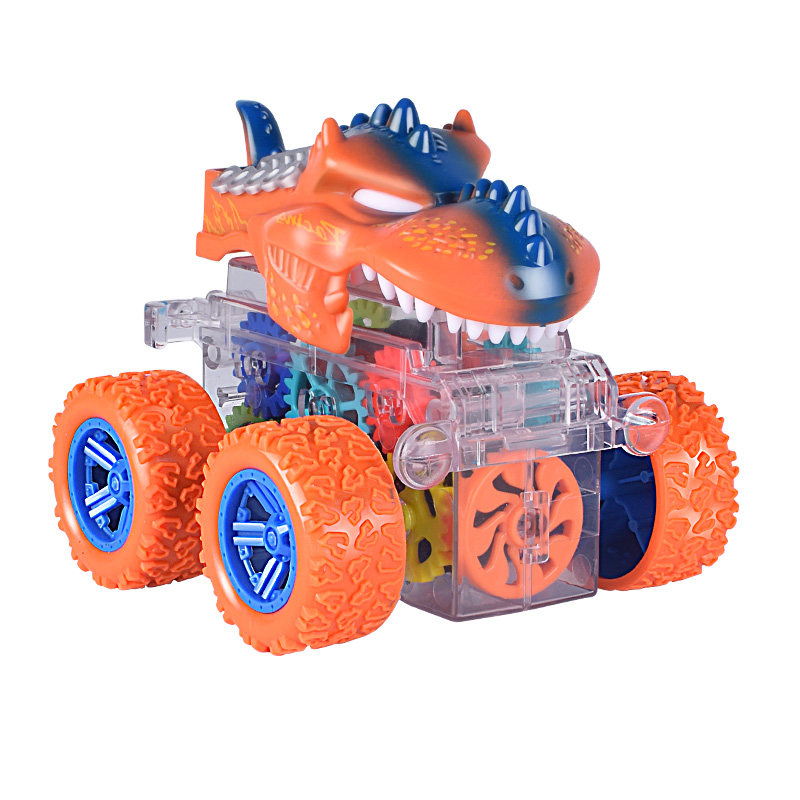 恐龙惯性车透明灯光齿轮益智动物锻炼宝宝爬行男孩女孩儿童玩具车,淘宝优惠券,粉丝福利购,淘宝优惠卷