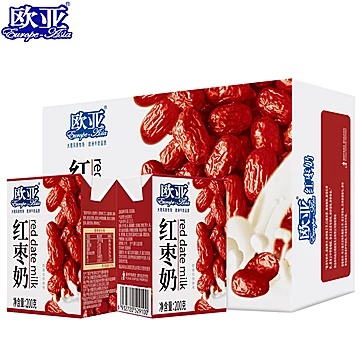 欧亚牛奶红枣奶200g*21盒/箱[5元优惠券]-寻折猪