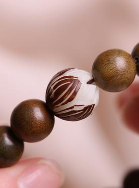 手捻指捻手持念珠天然阿根廷绿檀