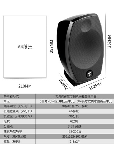 法国劲浪Focal SIB EVO 2.0音箱套装卫星音箱卫星家庭影院音箱 - 图2