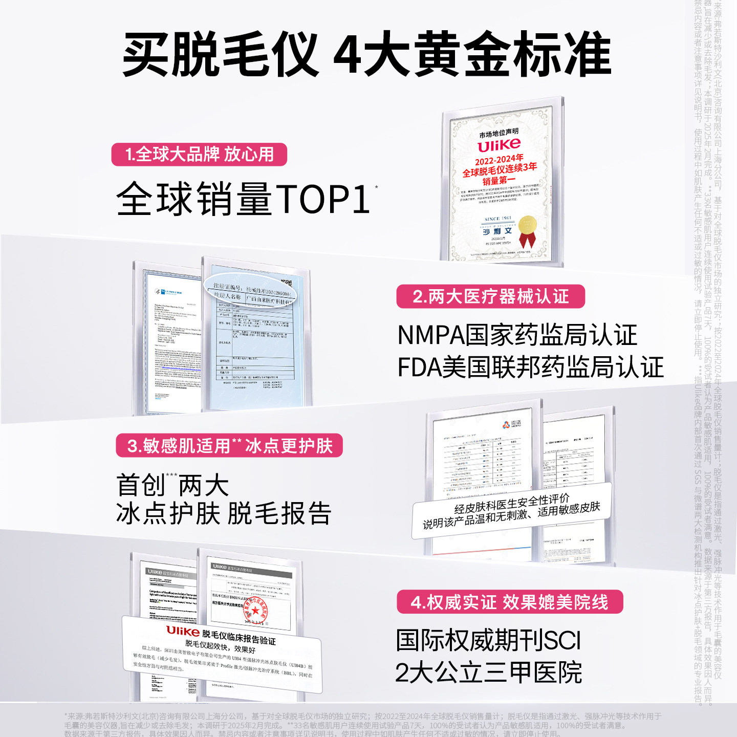 【锁定双11】UlikeME蓝宝石冰点脱毛仪器家用全身腋下湿脱不加价