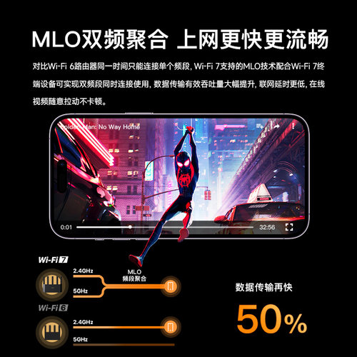 腾达路由器WiFi7云霄BE3L家用高速千兆BE3600全屋覆盖大户型5G双频mesh分布式移动无线增强穿墙王2025新款 - 图1