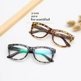 Очки рамки женского большого лица показывают, что лицо Лейни -Эй, глаза, близорукость может быть оборудована плоским зеркалом Плоское световое зеркало мужское тренд