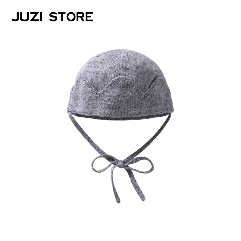 JUZI STORE童装秋冬毛线帽毛衫国王保暖帽子中性男童女童1932802 - 图0