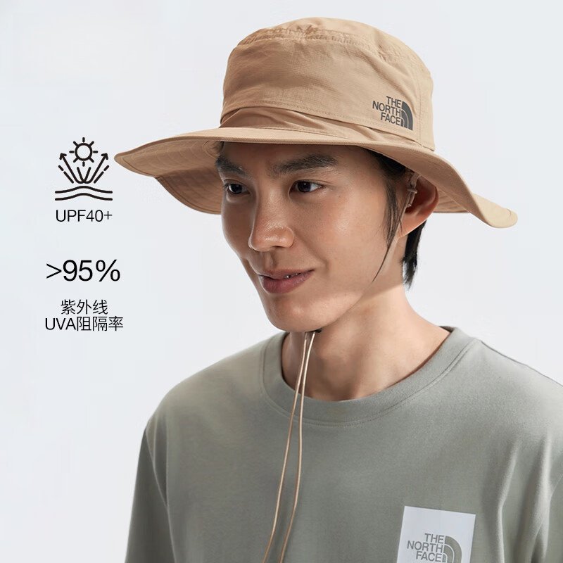 TheNorthFace北面渔夫帽男女25针织遮阳帽休闲露营户外春夏5FX6,淘宝优惠券,粉丝福利购,淘宝优惠卷